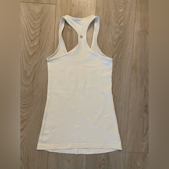 Lululemon racer back tops- 3 colours: bright pink, light purple and white (RIDE) - Picture 4 of 6